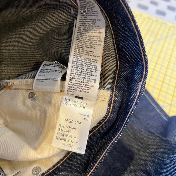 NWT Levi's LVC 1966 jeans sz 30x34 - Picture 11 of 15